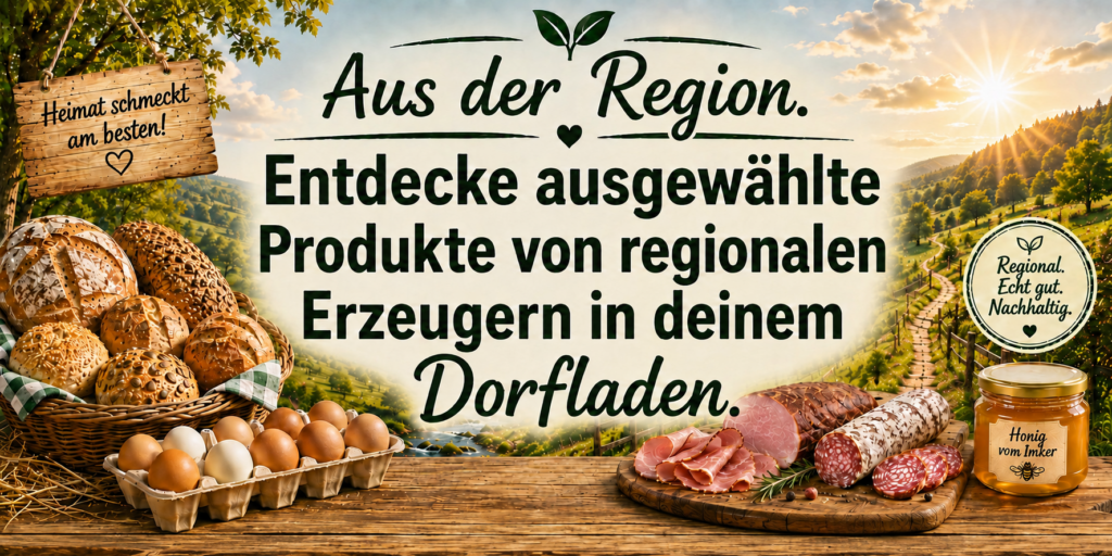 Regionale Produkte im Dorfladen Ramschied – ausgewählte Produkte von regionalen Erzeugern